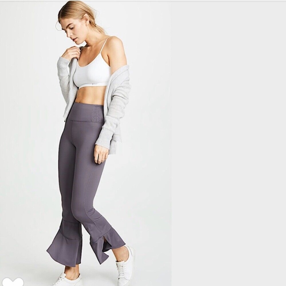 Free People Movement Starlight Ruffle Yoga Pant - Size S - NWT